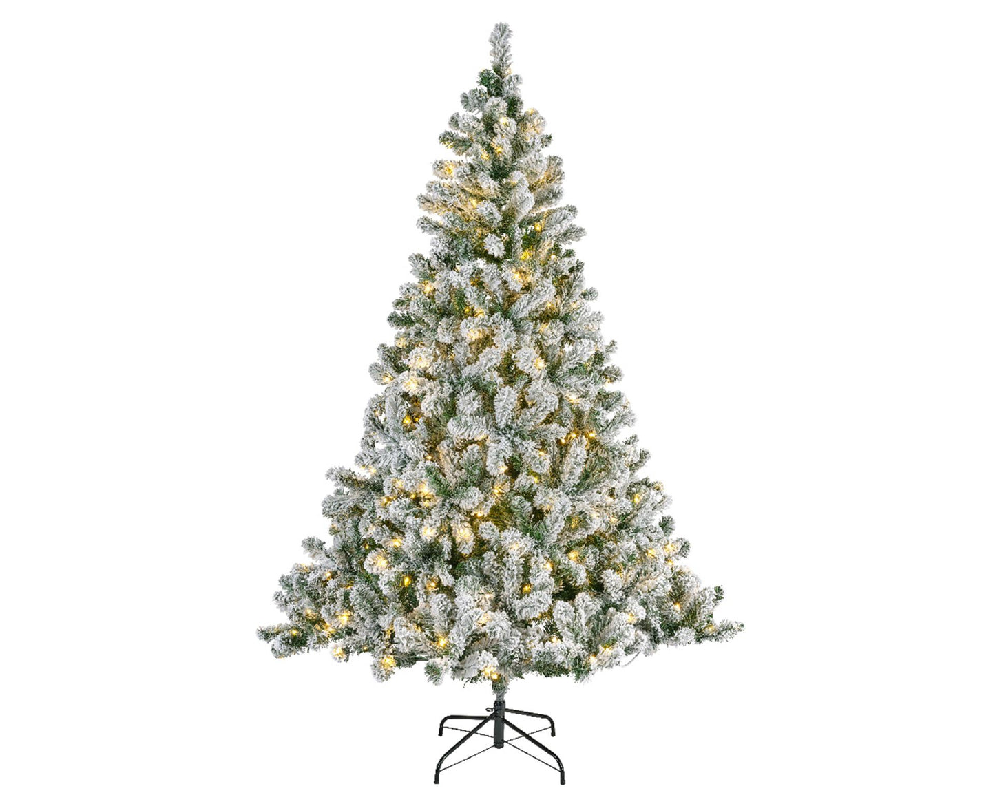 Árbol de Navidad Everlands pino imperial nevado 150cm+LED