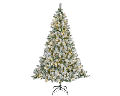 Everlands kerstboom imperial pine snowy 150cm+led