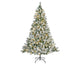 Everlands albero di Natale pino imperiale innevato 150 cm+LED