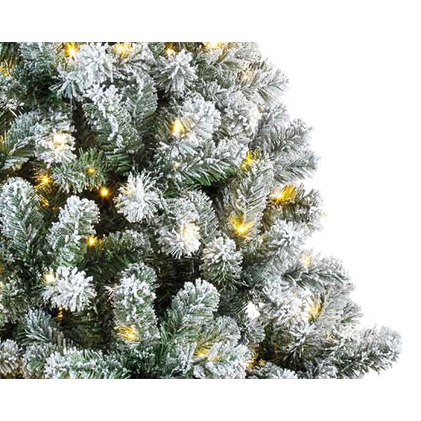 Árbol de Navidad Everlands pino imperial nevado 150cm+LED