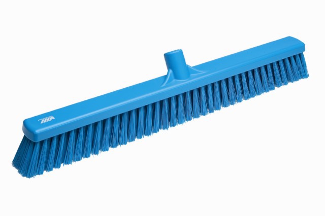 Vikan escoba mediana 600mm azul