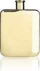 Viski heupfles - 177ml - roestvrijstaal - 14k goldplated