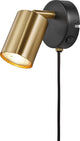 Nordlux explore lampada da parete-gu10-ottone nero