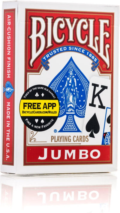 Bicycle Rider Back Confezione da 2 jumbo indice - carte da gioco premium - poker - originali