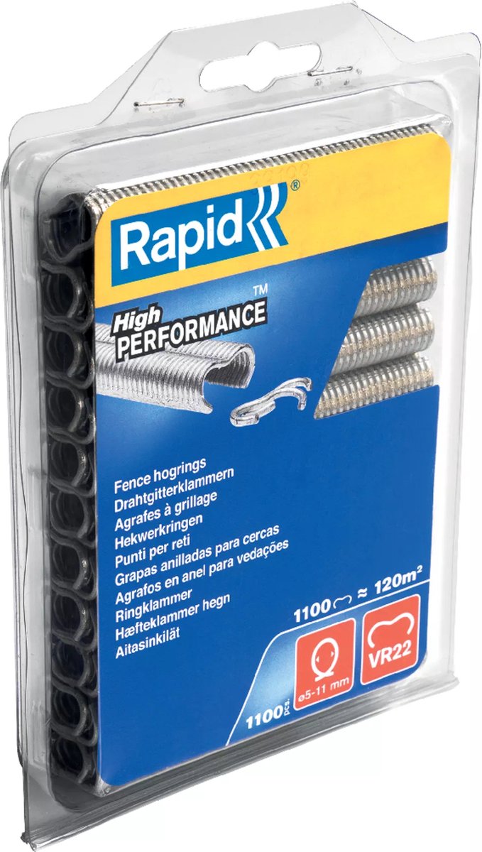 Rapid 1011747 - hogrings (1100)vr 22 galva c | 5 pezzi