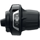 Shimano Turner (derecha) 7 8 Velocidad Tourney SL -RV400 - Plata negra