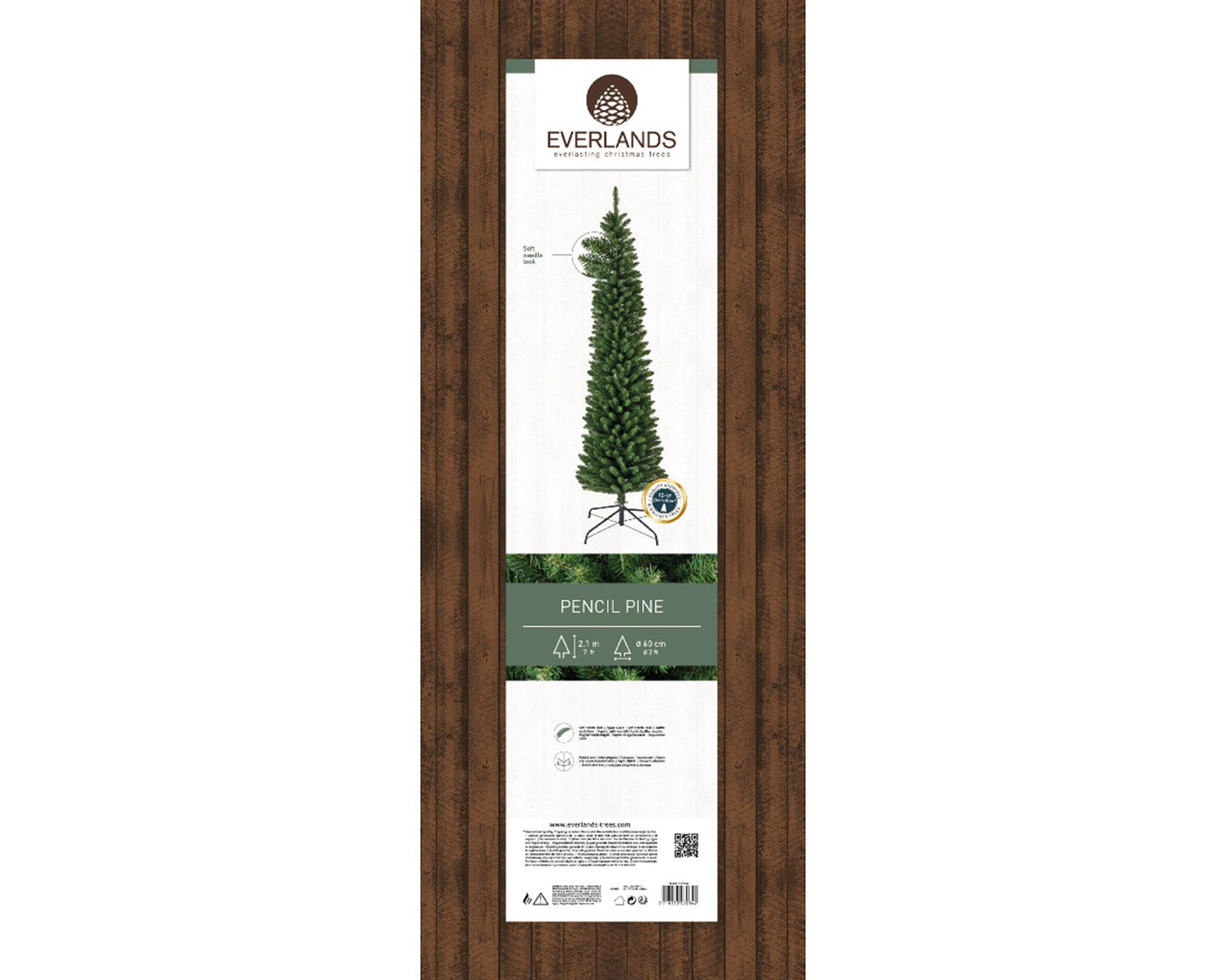 Decoris albero di Natale matita pino h210cm