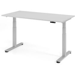 Martello da tavolo Bach sit-stand grigio 160x80x127cm