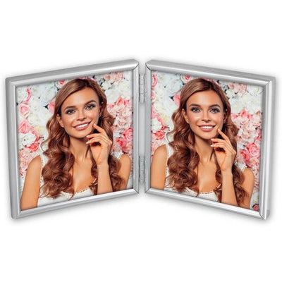 Frame di foto ZEP 120DS01-44 Silver 2x 10x10 cm