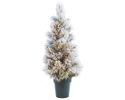 Everlands Christmas tree + snow pot 120cm 80l outdoor