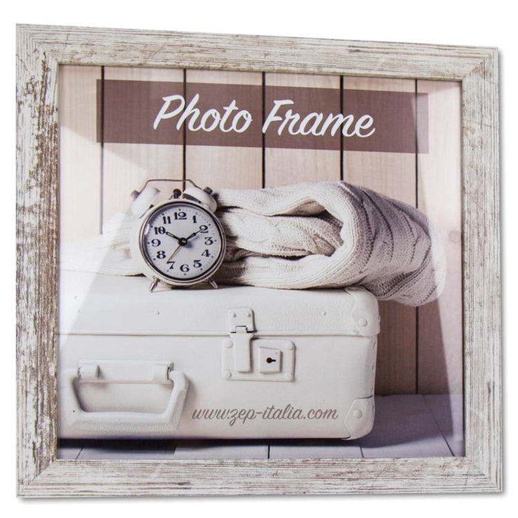 Zep houten fotolijst v21306 nelson 6 white wash 30x30cm