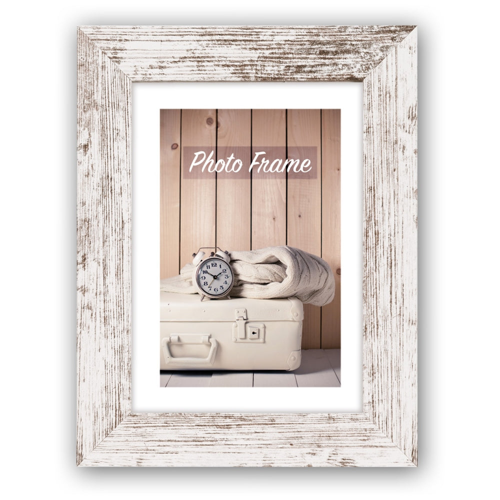 Frame di foto ZEP V21686 Nelson 6 White Wash 15x20 cm