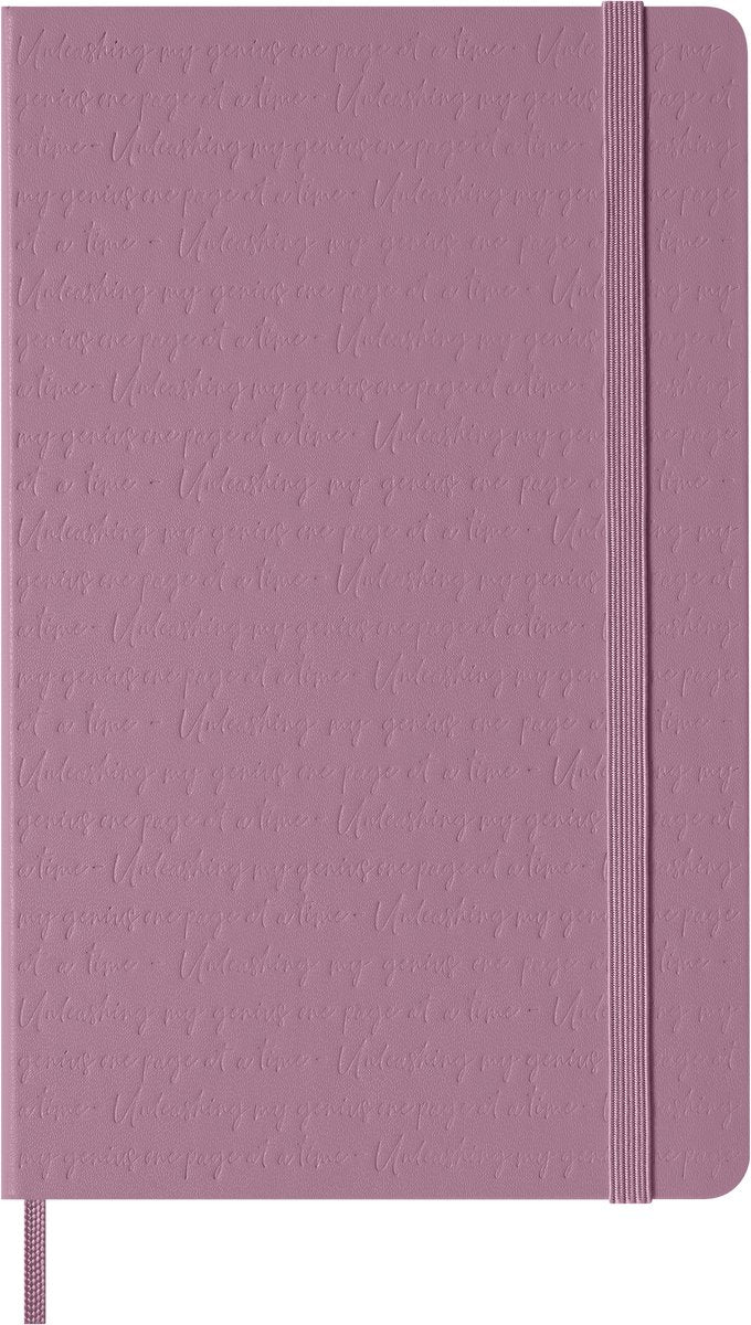 Moleskine notitieboek large - hardcover - blanco - majestic pink