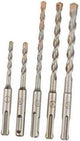 Dewalt dt60301 Set di punte SDS-plus da 5 pezzi in tubo di plastica - 5 - 10 mm