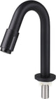 Differnz fountain tap curved 19cm matt black