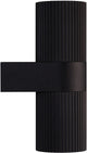 Lampada da parete Enzo | Kyklop ondulato tondo 2x gu10 nero ip54 - 4800960