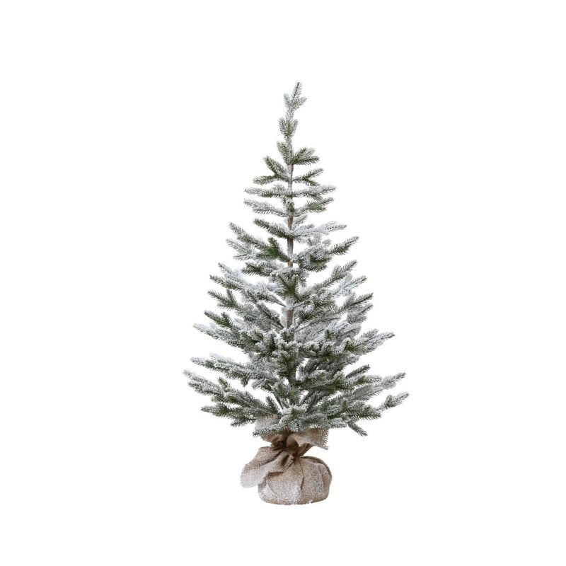 Decoris árbol de Navidad artificial con nieve ø50xh100cm