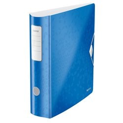 Ordner leitz 180° active wow a4 azul metálico