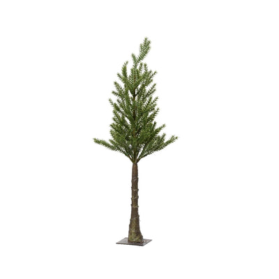 Decoris albero di Natale artificiale mini su tronco ø18xh45cm