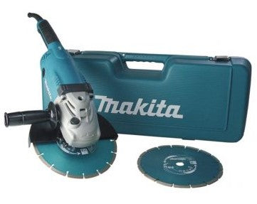 Amoladora angular Makita ga9020rfk3 incl. 2 hojas de sierra de diamante en estuche | 230mm 2200w-ga9020rfk3