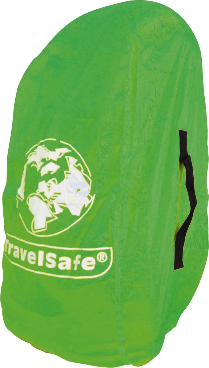 Travelsafe combipack cover - medium tot 55 l - fluo groen