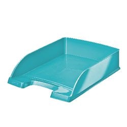 Brievenbak leitz wow polystyreen ijsblauw
