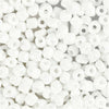 Perline Creativ Company, d 4 mm, misura 6 0, misura del buco 0,9-1,2 mm, madreperla bianca, 25 g 1 scatola