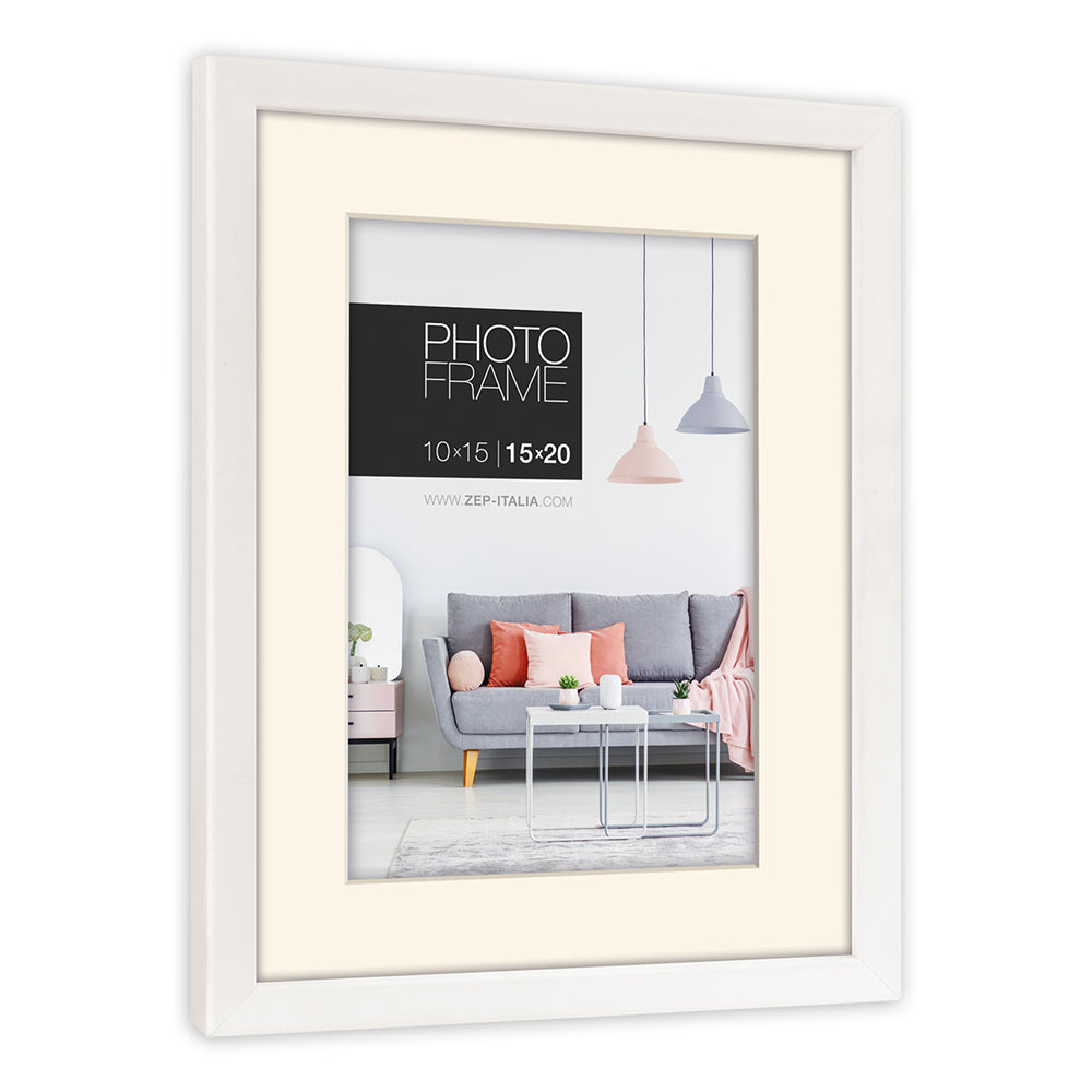 Zep fotolijst np68w edison white 10x15 15x20 cm