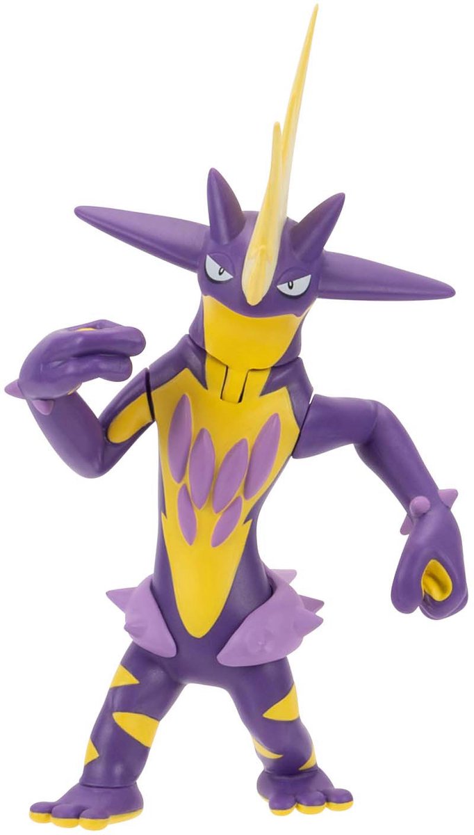 Jazwares pokemon battle feature figura toxtricity figura de acción de 7 cm