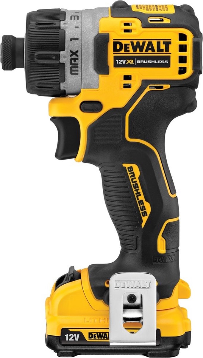 Dewalt dcf601d2 | cacciavite a batteria compatto | 1 4 | 12 volt | Ioni di litio 2.0ah - dcf601d2-qw