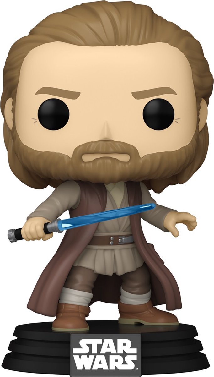 Funko pop star wars: obi-wan kenobi (pose de batalla) - pop #629