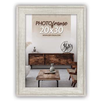 Zep Foto Frame RT557W Torino White 13x18 cm