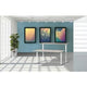 Escritorio de pie Schavenburg Lectro Basic 160x80 roble blanco