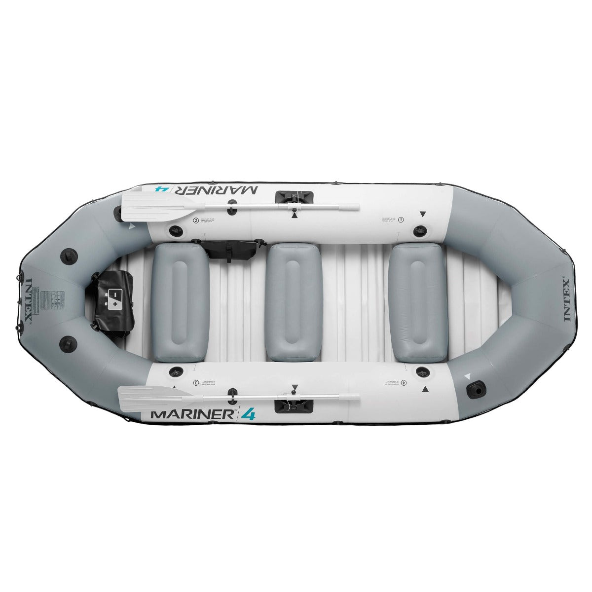 Intex Mariner 4 Set - Barco inflable de cuatro personas
