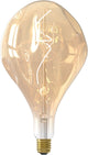 Calex organic evo xxl goud - e27 led lamp - filament lichtbron dimbaar - 6w - warm wit licht