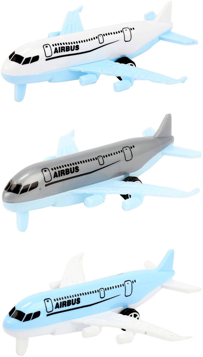 TOI-TOYS Airbus Aircraft, 3er.