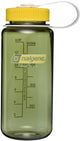 Nalgene - botella de boca ancha - botella para beber - botella de agua - 500 ml - aceite verde con fresia sustentable ¡nuevo!