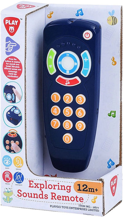 Play Baby Remote Control With Sound Blue