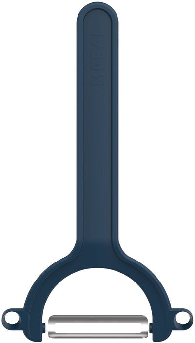 Pelador Mepal acero inoxidable chef it - 17 cm - pelador de patatas - cuchillos afilados - apto para lavavajillas - utensilios de cocina - azul marino