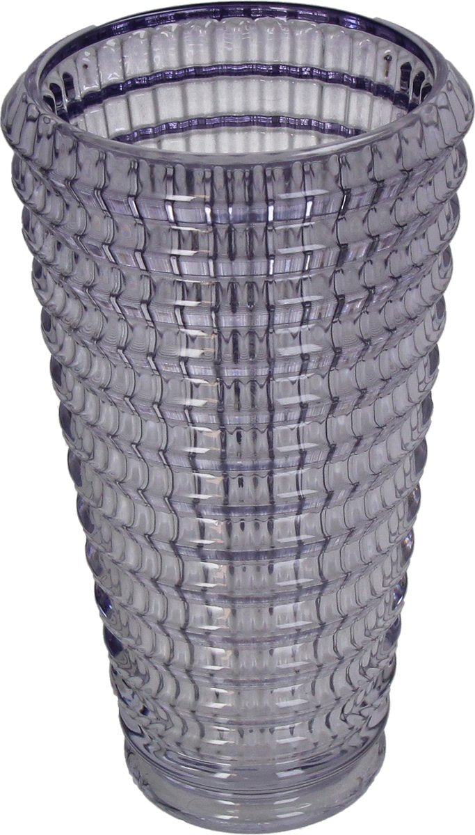 Vaso collezione HD in vetro viola 13x13x22,5cm