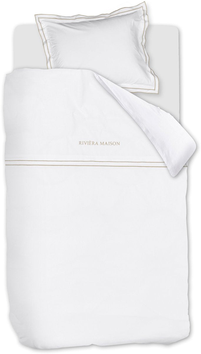 Copripiumino Riviera maison salute - twin xl - 260x200 220 - sabbia