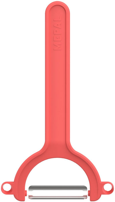 Pelador Mepal acero inoxidable chef it - 17 cm - pelador de patatas - cuchillos afilados - apto para lavavajillas - utensilios de cocina - coral