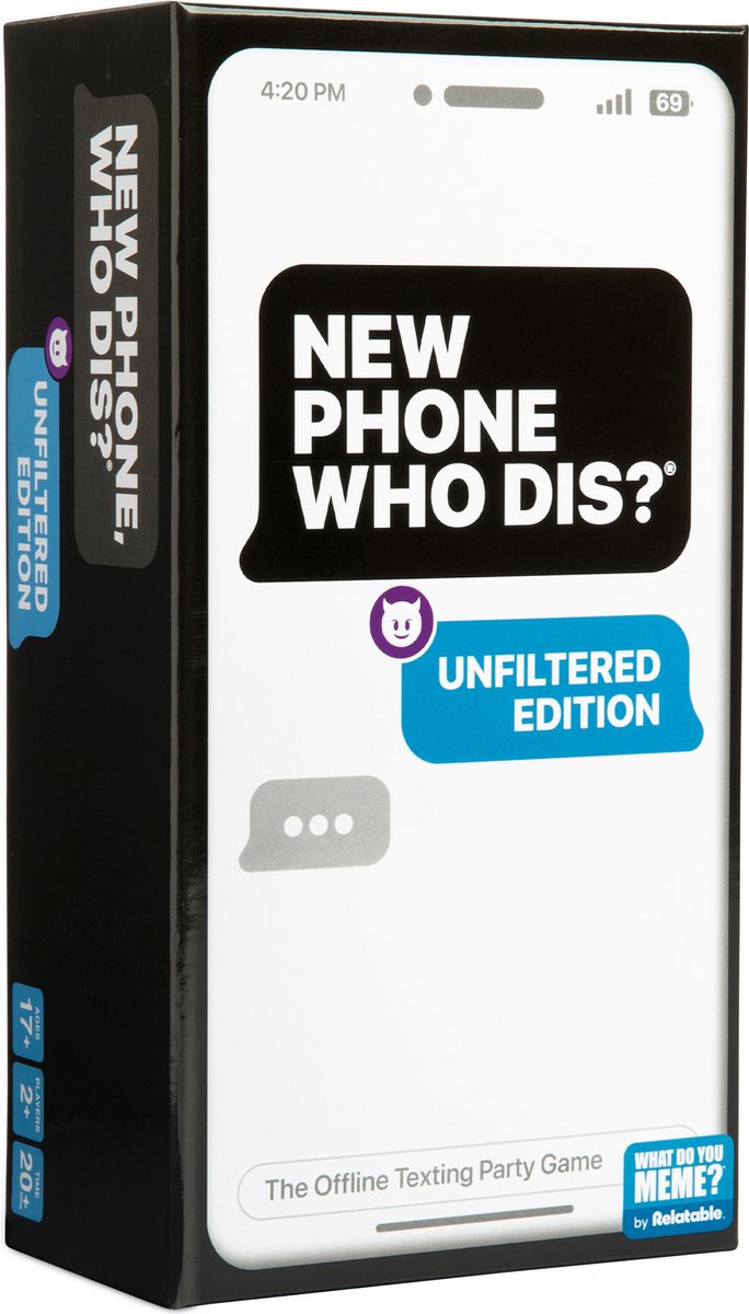 What do you meme new phone who dis - offline party game voor volwassenen