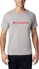 Columbia csc basic logo™ camiseta de manga corta - camisa de hombre - camiseta de manga corta - gris - talla s