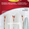 3m command decohaak, medium, draagvermogen 1,4 kg, wit, waterbestendig, blister van 2 stuks