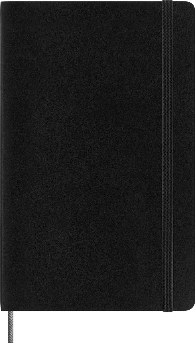 Cuaderno Moleskine - smart collection - grande - tapa blanda - en blanco - negro