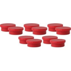 Imanes niceday rojo 20mm 10 piezas