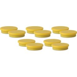 Imanes niceday 30 mm amarillo 10 piezas