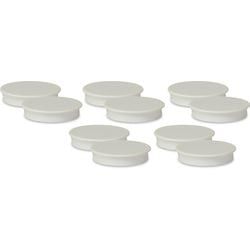 Imanes niceday 40mm blanco 10 piezas