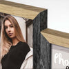 Marco de fotos zep dn688b vercelli negro 6x 10x15 cm